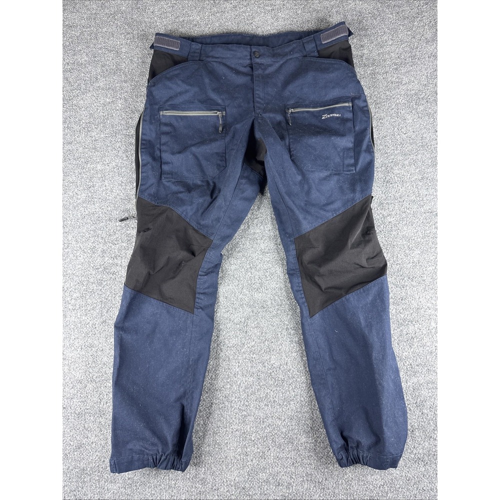 Zoomhill Mens Pro Hiking Pants Navy Size XXL Pockets Cotton Nylon Outdoors - Picture 1 of 9